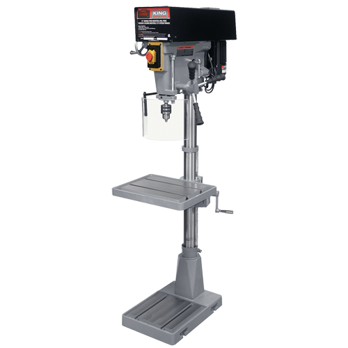 Floor Drill Presses, 15", 5/8" Chuck, 5000 RPM