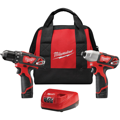 M12™ Cordless 2-Tool Combo Kit, Lithium-Ion, 12 V