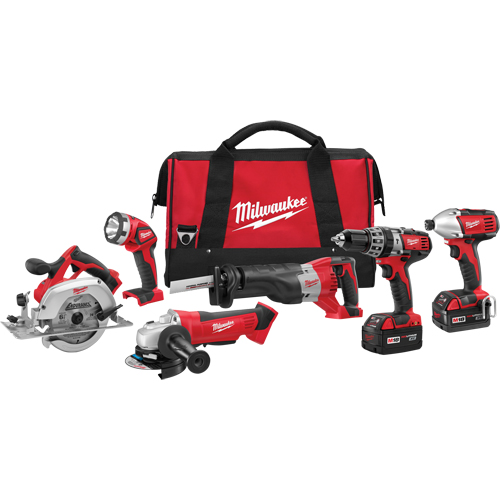 M18™ Cordless 6-Tool Combo Kit, Lithium-Ion, 18 V