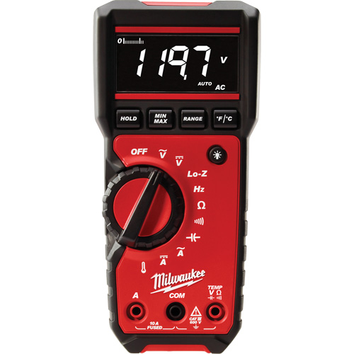 True RMS Multimeter, AC/DC Voltage, AC/DC Current