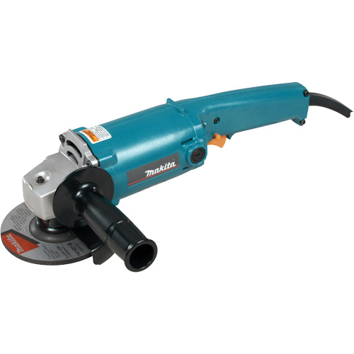 Angle Grinder with Two-Stage AC/DC Safety Trigger Switch, 5", 120 V, 10 A, 12000 RPM