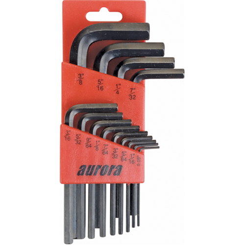 Hex Key Pouch Set, 13 Pcs., Imperial