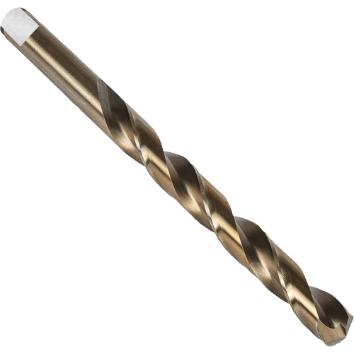 Aircraft Extension Drill Bit, High Speed Cobalt, 1/4", 4" L, 2-3/4" Flute, 135° Point Angle
