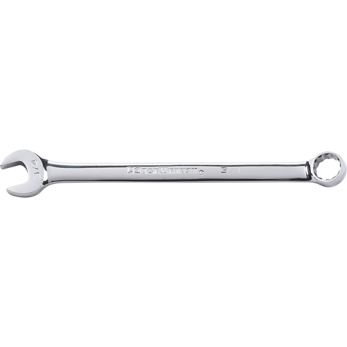 Long Pattern Combination Wrench, 12 Point, 3/4", Chrome/Polished Finish