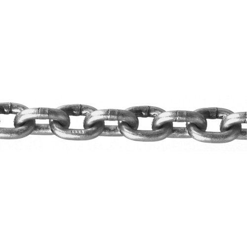 Campbell® Type 316L Stainless Chain, Stainless Steel, 3/16" x 930 lbs. (0.465 tons) Load Capacity