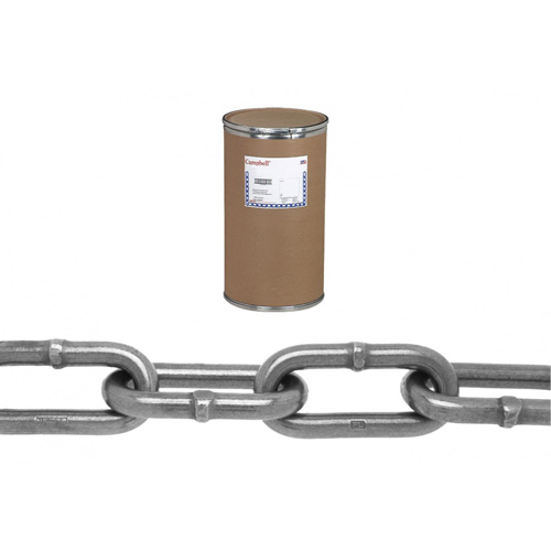 Marine Trawl Long Link Chain, Heat-Treated Alloy Steel, 1/2" x 300' (91.4 m) L, Grade 80, 12000 lbs. (6 tons) Load Capacity