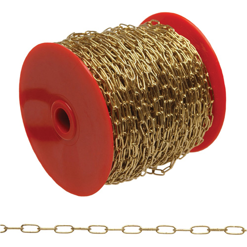 Craft Sash Chain, #3 x 164' (50 m) L, 5 lbs. (0.0025 tons) Load Capacity