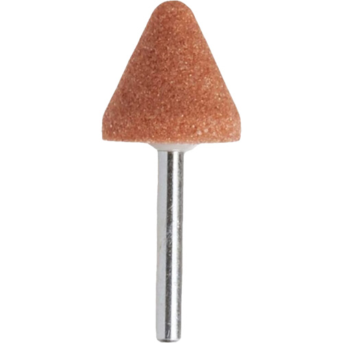 Large Taper Aluminum Oxide Grinding Stone with 5/8" Diameter