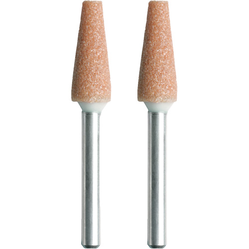 Small Taper Aluminum Oxide Grinding Stone with 1/4" Diameter