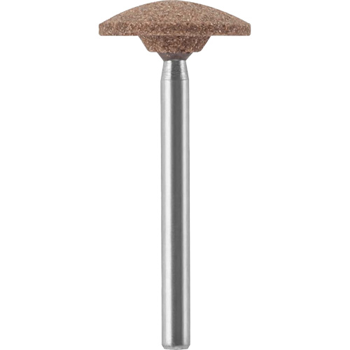 Oval Disc Aluminum Oxide Grinding Stone with 5/8" Diameter