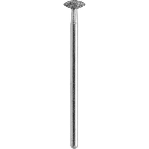 Oval Disc Diamond Coated Wheel Point with 1/4" Diameter