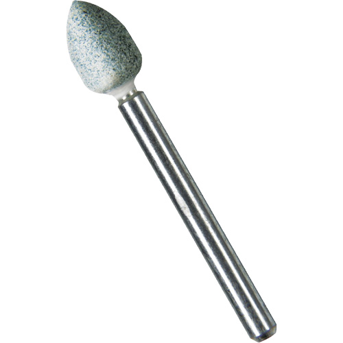 Flame Silicon Carbide Grinding Stone with 9/32" Diameter