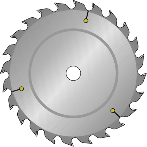 Industrial Saw Blade - Ripping, 16", 32 Teeth, Wood Use