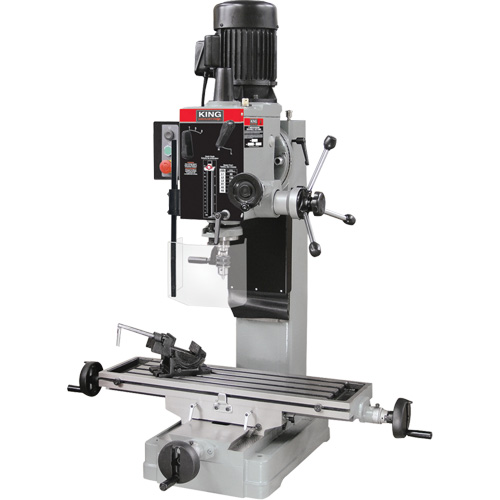 Gearhead Drilling Machine, 6 Speeds, 1-1/4" Drilling Capacity