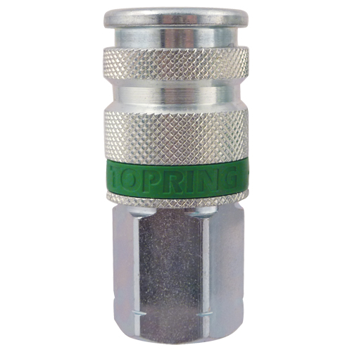 Quiksilver Ultraflo 3/8" Female Interchange Coupler, Steel