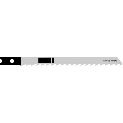 Jigsaw Blades, High-Carbon Steel, U-Shank, 4" L, 6 TPI