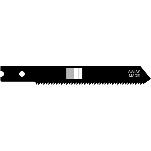 Jigsaw Blades, High Speed Steel, U-Shank, 2-3/4" L, 24 TPI