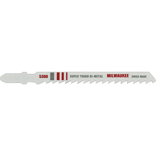 Jigsaw Blade, Bi-Metal, T-Shank, 4" L, 6 TPI