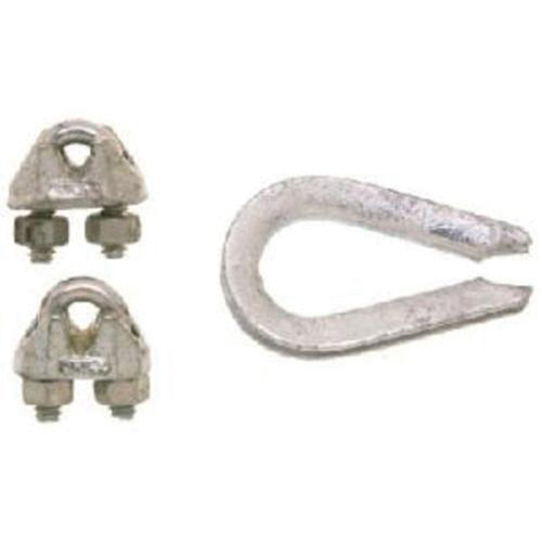 Wire Rope Clips with Thimble Set