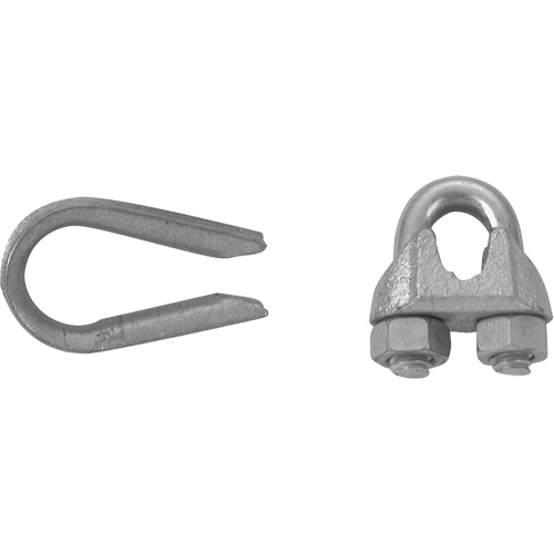 Wire Rope Clips with Thimble Set