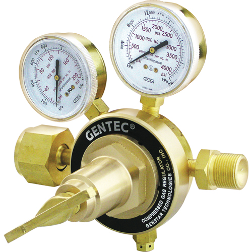 Heavy-Duty Manifold Regulator, Air/Inert Gases/Oxygen, 1"-11-1/2 NPS LH(M) Inlet
