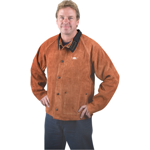 Welding Jacket, Leather, Large, Lava Brown™