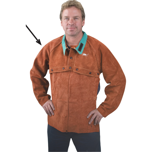 Leather Cape Sleeves, 3X-Large, Lava Brown™