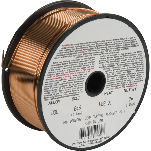 Welding Wire, Deoxidized Copper, 3/32" Diameter