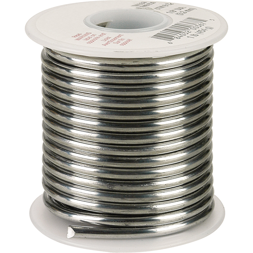 Common Solder, Lead-Based, 50% Tin 50% Lead, Solid Core, 0.0625" Dia.