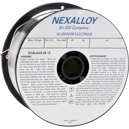 4043 Welding Wire, Aluminum, 3/64" Diameter