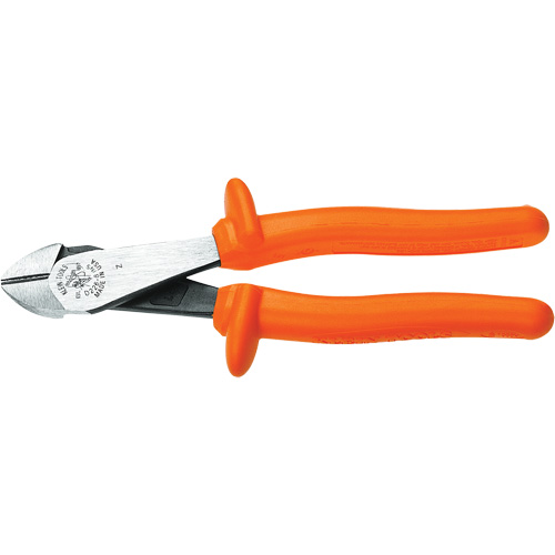 Diagonal Cutting Pliers, Insulated, High-Leverage, 8-1/8" L
