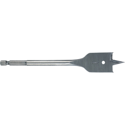 Speedbor Flat Bits, 9/16" Diameter, 1/4" Shank, 6" Length