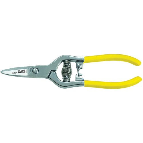 Rapid Cutting Snip, 6-3/5", Nickel-Chrome Plated