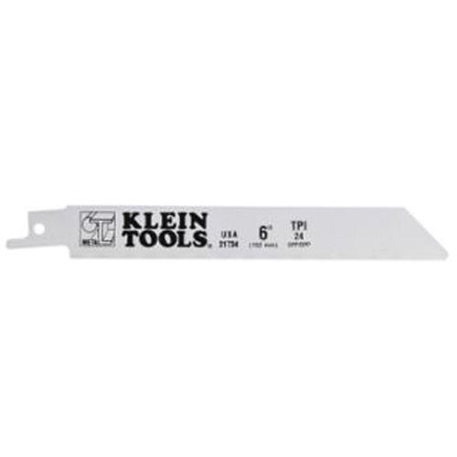 Reciprocating Saw Blades, Bi-Metal, 24 TPI, 6" L x 3/4" W