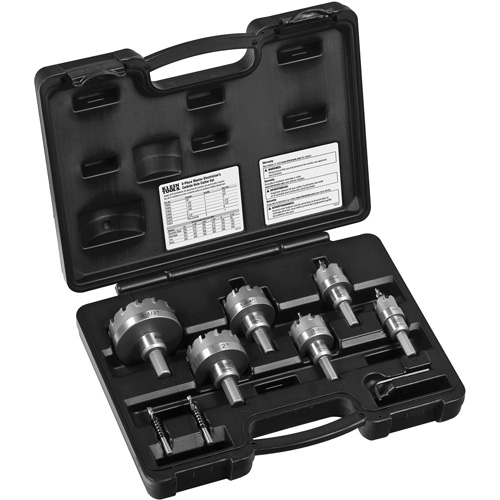 Master Electrician's Hole Cutter Kit, 8 Pieces