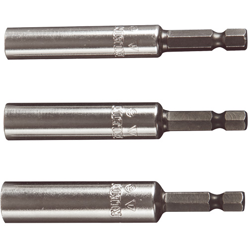 Power Nut Driver Set, 3 Pcs., Magnetic, Imperial