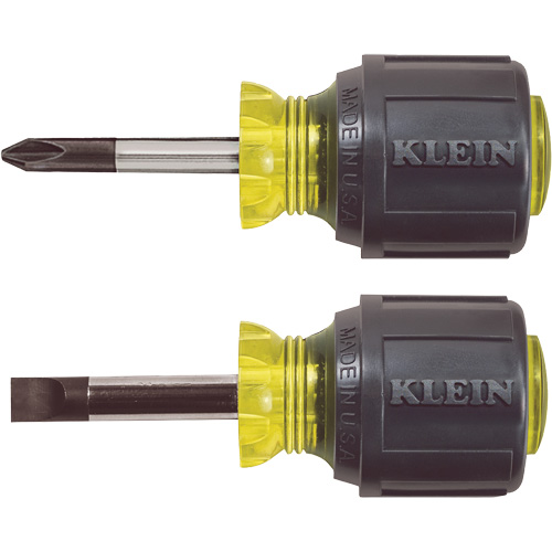 Stubby Screwdriver Set, 2 Pcs.