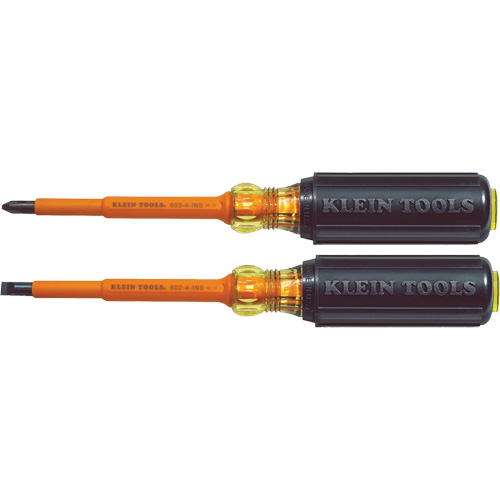 Insulated Screwdriver Set, 1000 V, 2 Pcs