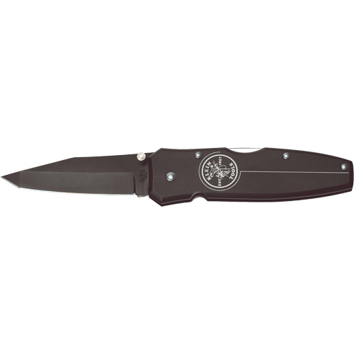 Tanto Lockback Knife, 2-1/2"/65 mm, Stainless Steel, Aluminum Handle