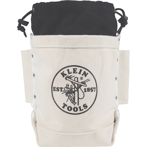Extra Tall Top Closing Bolt Tool Bag, Tool Holder, Canvas, 3 Pockets