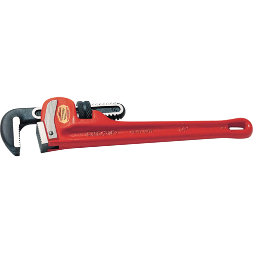 Straight Pipe Wrench #36, 5" Jaw Capacity, 36" Long, Powder Coated Finish