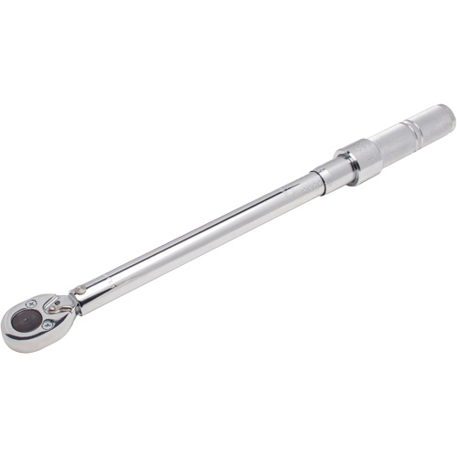 Micrometer Torque Wrench, 3/8" Square Drive, 20-100 ft-lbs.