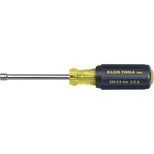 Metric Nut Driver, 4.5 mm Drive, 6-3/4" L, Non Magnetic