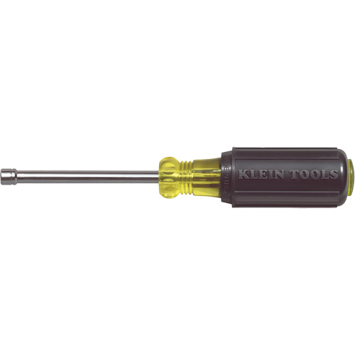 Metric Nut Driver, 4 mm Drive, 6-3/4" L, Non Magnetic