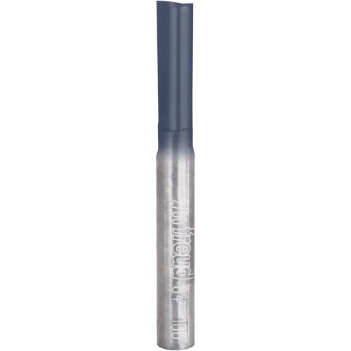 Router Bit - Double Flute Straight Bit, 1/4" Dia., 5/8" H, 2-1/4" L, 1/4" Shank