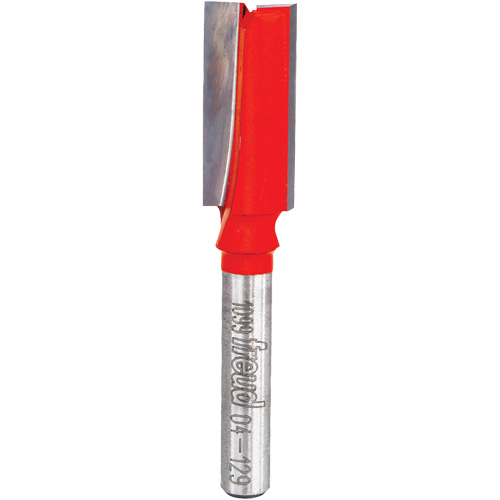 Router Bit - Double Flute Straight Bit, 7/16" Dia., 7/8" H, 2-1/2" L, 1/4" Shank