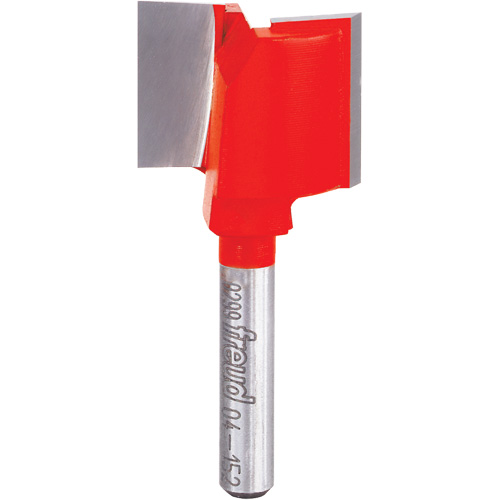 Router Bit - Double Flute Straight Bit, 1" Dia., 3/4" H, 2" L, 1/4" Shank