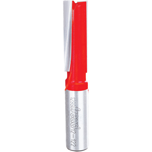 Router Bit - Double Flute Straight Bit, 1/2" Dia., 1" H, 3-1/8" L, 1/2" Shank