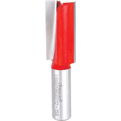 Router Bit - Double Flute Straight Bit, 3/4" Dia., 1" H, 3" L, 1/2" Shank