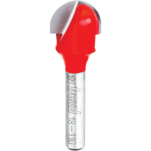 Router Bit - Round Nose Bit, 5/8" Dia., 1/4" Shank